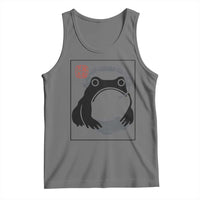 Grumpy Frog Gamer Japanese Ink Painting Tank Top - Wonder Print Shop