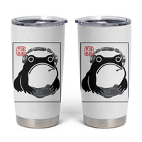 Grumpy Frog Gamer Japanese Ink Painting Tumbler Cup