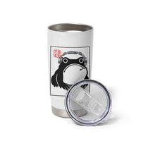 Grumpy Frog Gamer Japanese Ink Painting Tumbler Cup