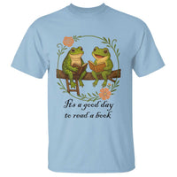 It Is A Good Day To Read A Book T Shirt Frog Book Lover - Wonder Print Shop