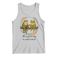 It Is A Good Day To Read A Book Tank Top Frog Book Lover - Wonder Print Shop