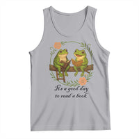 It Is A Good Day To Read A Book Tank Top Frog Book Lover - Wonder Print Shop