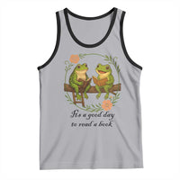 It Is A Good Day To Read A Book Tank Top Frog Book Lover - Wonder Print Shop