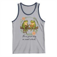 It Is A Good Day To Read A Book Tank Top Frog Book Lover - Wonder Print Shop