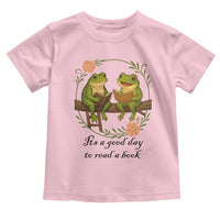 It Is A Good Day To Read A Book Toddler T Shirt Frog Book Lover - Wonder Print Shop
