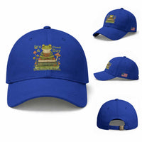 It Is A Good Day To Read A Book Baseball Cap Funny Frog Reading