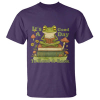 It Is A Good Day To Read A Book T Shirt Funny Frog Reading - Wonder Print Shop