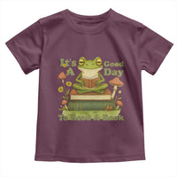 It Is A Good Day To Read A Book Toddler T Shirt Funny Frog Reading - Wonder Print Shop