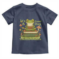 It Is A Good Day To Read A Book Toddler T Shirt Funny Frog Reading - Wonder Print Shop