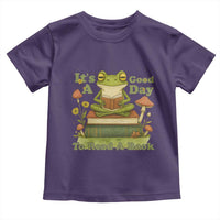It Is A Good Day To Read A Book Toddler T Shirt Funny Frog Reading - Wonder Print Shop