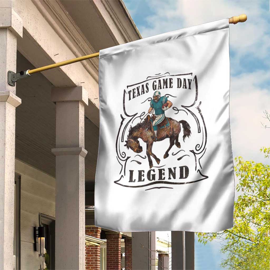 Texas Game Day Legend Garden Flag Funny Football Cowboy - Wonder Print Shop