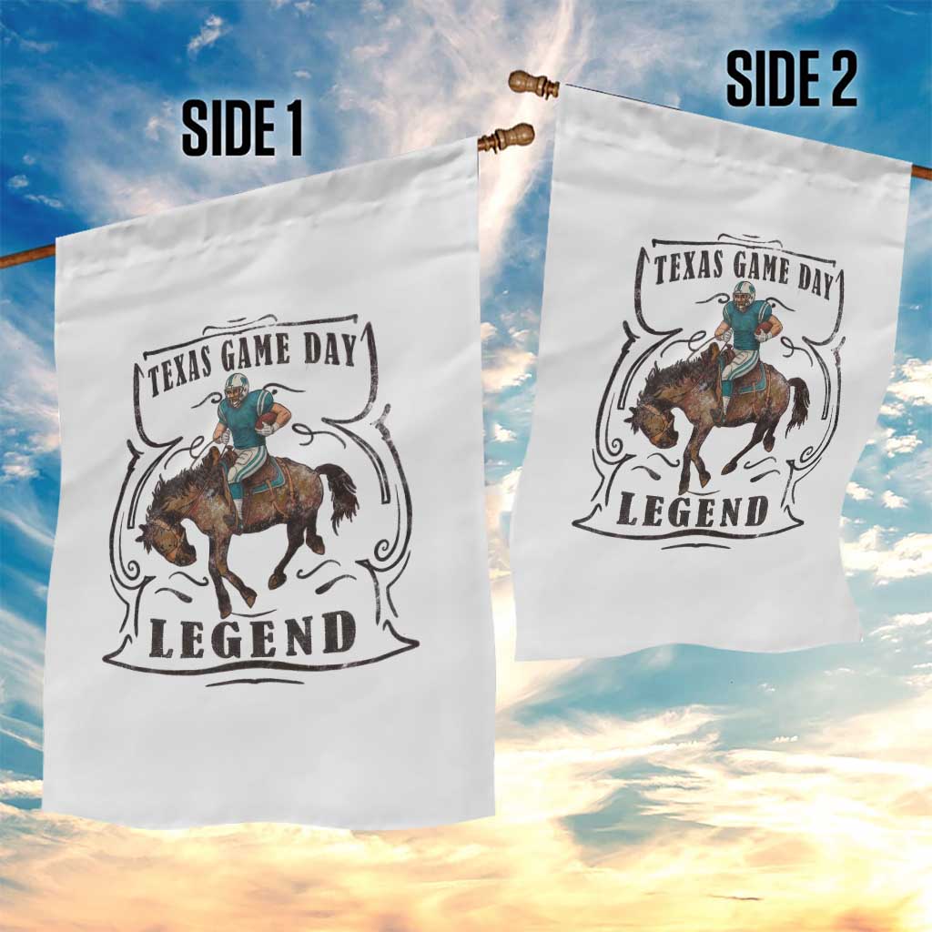 Texas Game Day Legend Garden Flag Funny Football Cowboy - Wonder Print Shop