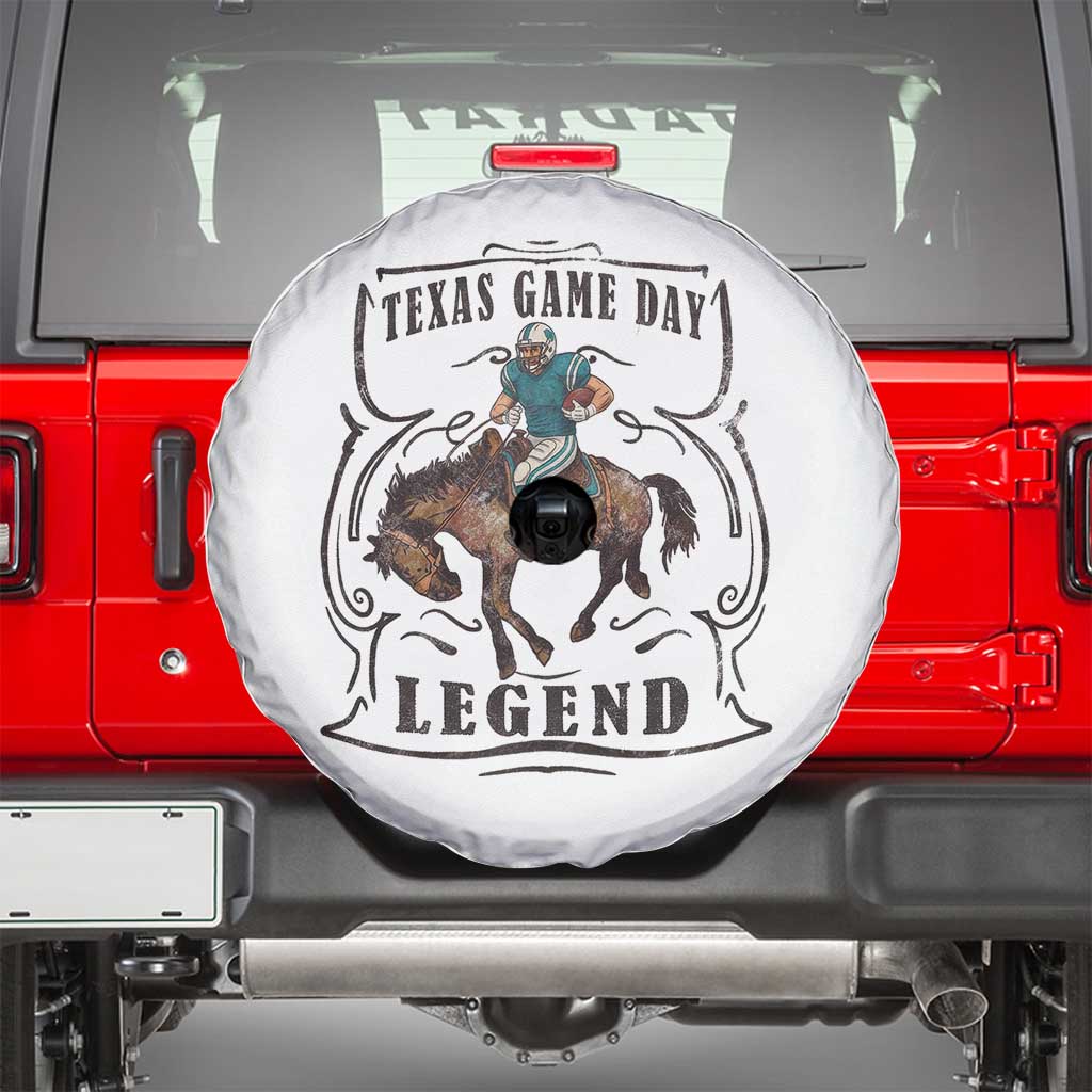 Texas Game Day Legend Spare Tire Cover Funny Football Cowboy - Wonder Print Shop