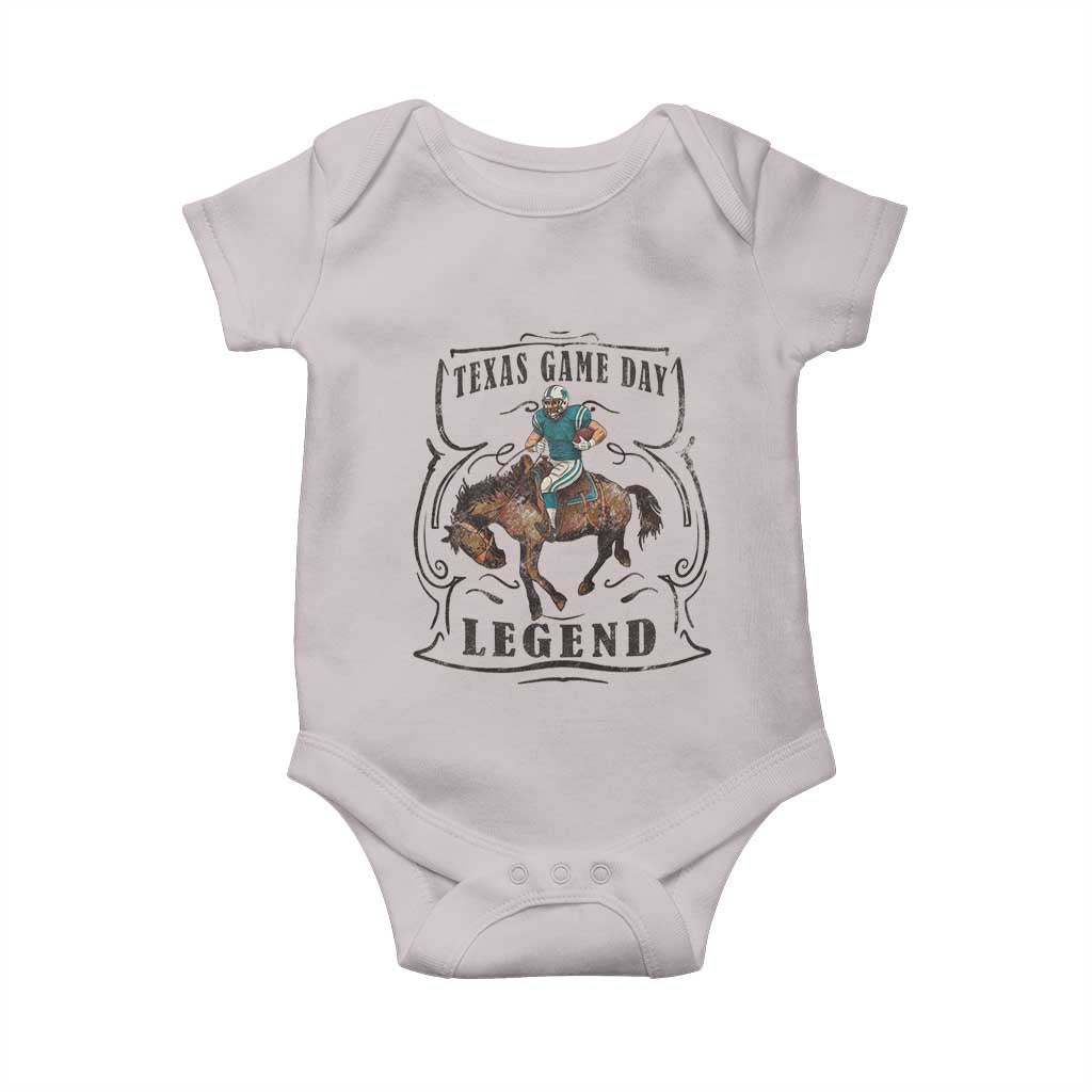 Texas Game Day Legend Baby Onesie Funny Football Cowboy - Wonder Print Shop