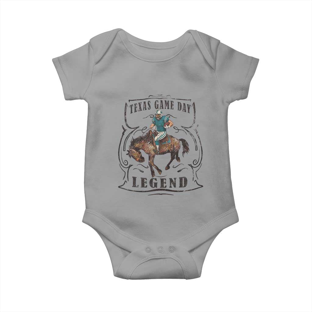 Texas Game Day Legend Baby Onesie Funny Football Cowboy - Wonder Print Shop