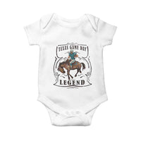 Texas Game Day Legend Baby Onesie Funny Football Cowboy - Wonder Print Shop