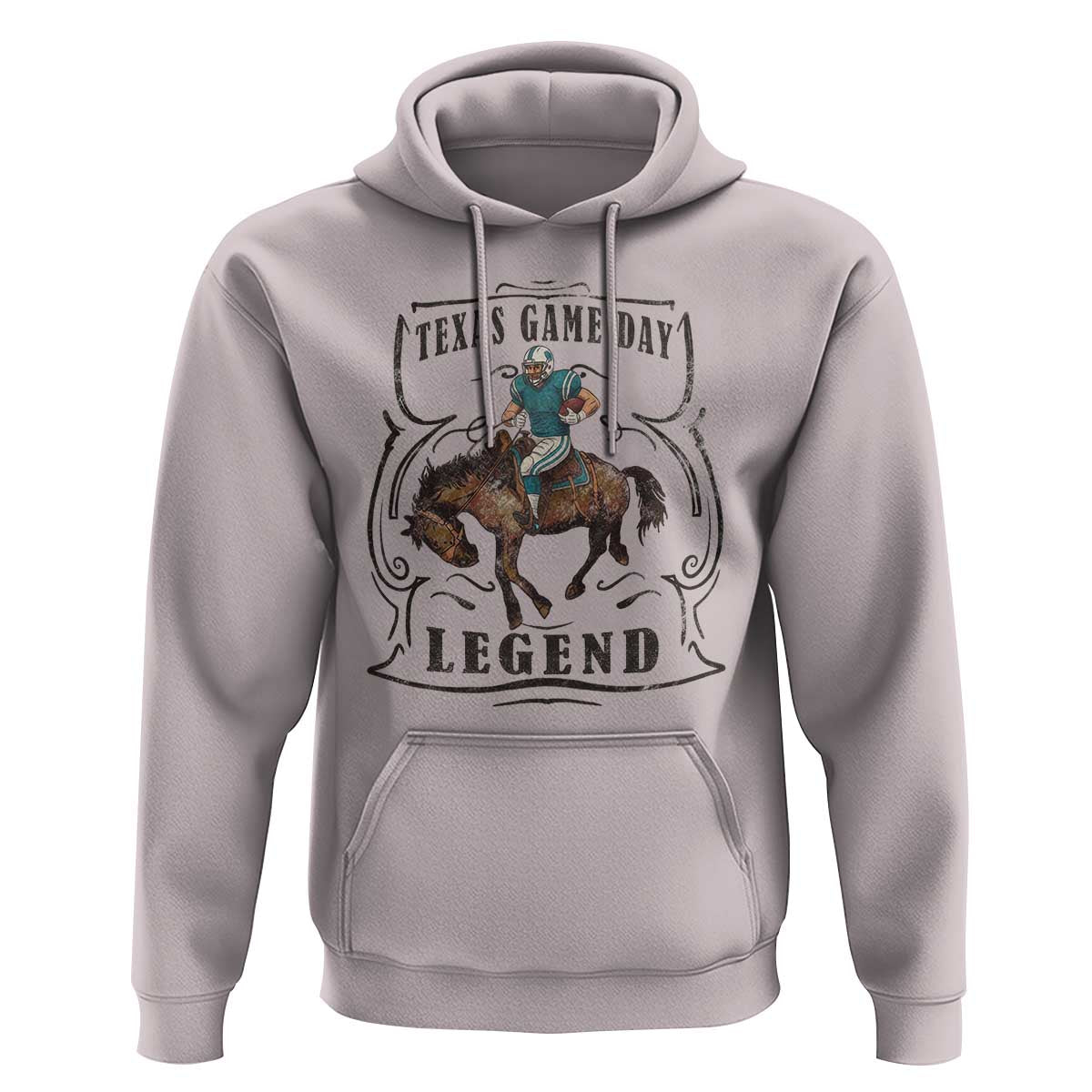 Texas Game Day Legend Hoodie Funny Football Cowboy - Wonder Print Shop