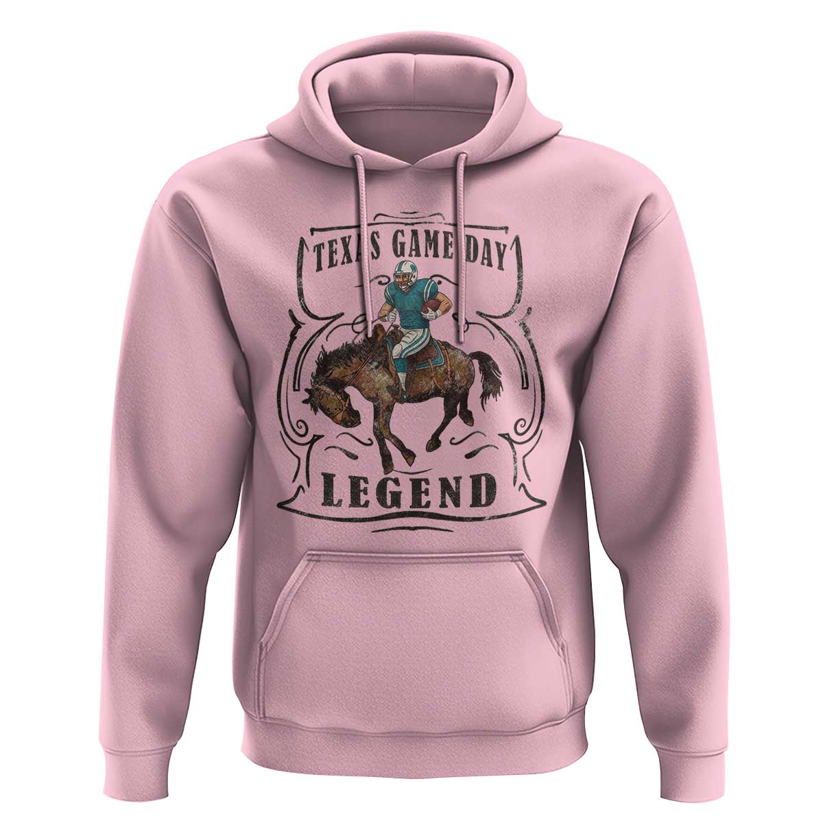 Texas Game Day Legend Hoodie Funny Football Cowboy - Wonder Print Shop