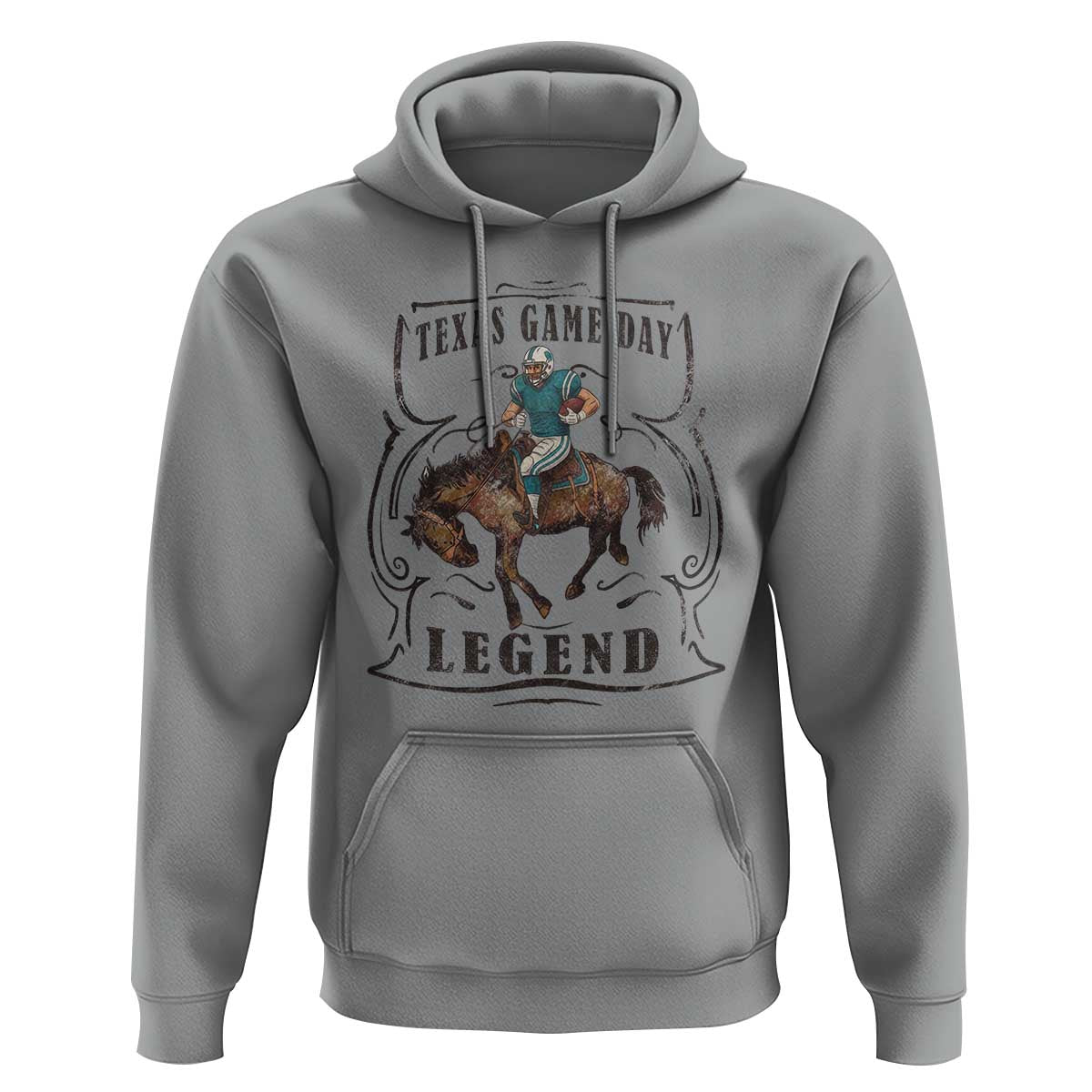 Texas Game Day Legend Hoodie Funny Football Cowboy - Wonder Print Shop
