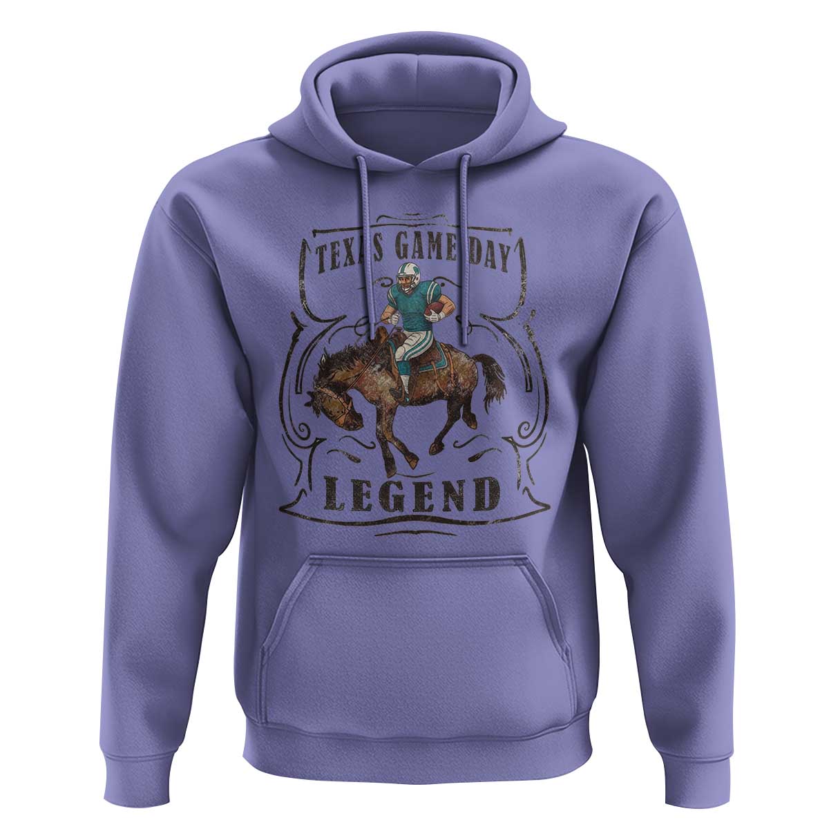 Texas Game Day Legend Hoodie Funny Football Cowboy - Wonder Print Shop