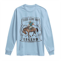 Texas Game Day Legend Long Sleeve Shirt Funny Football Cowboy - Wonder Print Shop