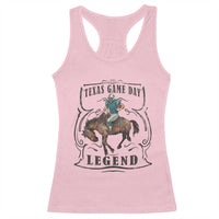 Texas Game Day Legend Racerback Tank Top Funny Football Cowboy - Wonder Print Shop