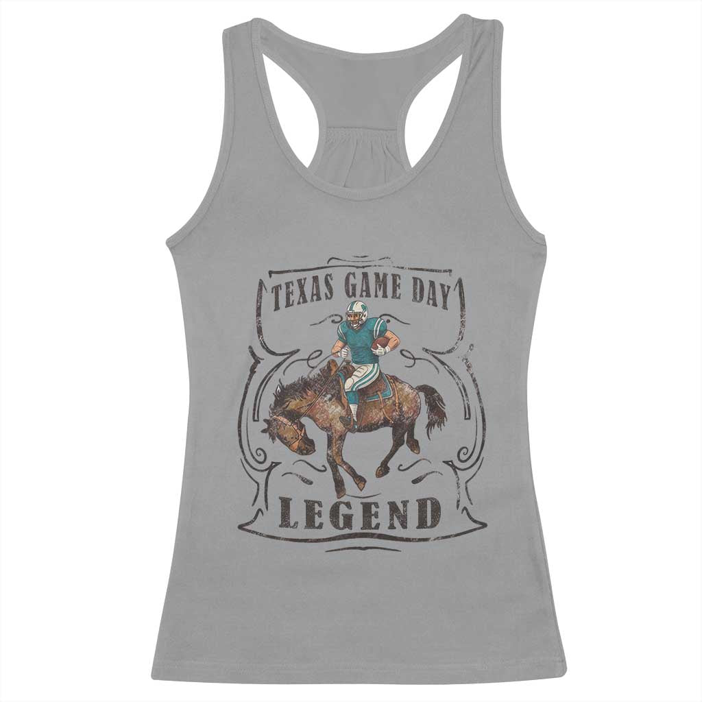 Texas Game Day Legend Racerback Tank Top Funny Football Cowboy - Wonder Print Shop
