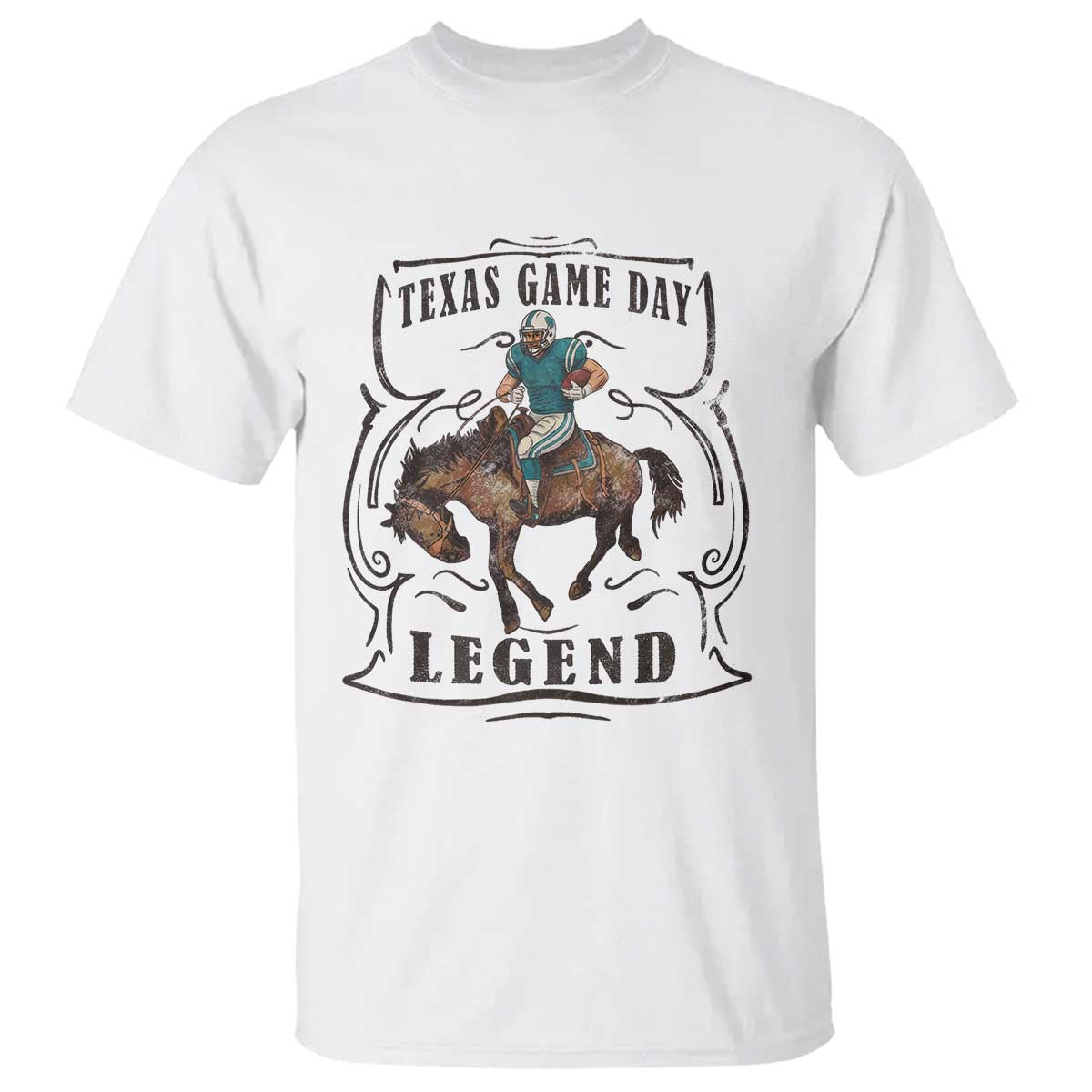 Texas Game Day Legend T Shirt Funny Football Cowboy - Wonder Print Shop