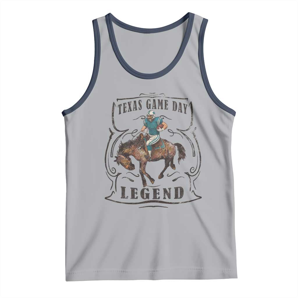 Texas Game Day Legend Tank Top Funny Football Cowboy - Wonder Print Shop