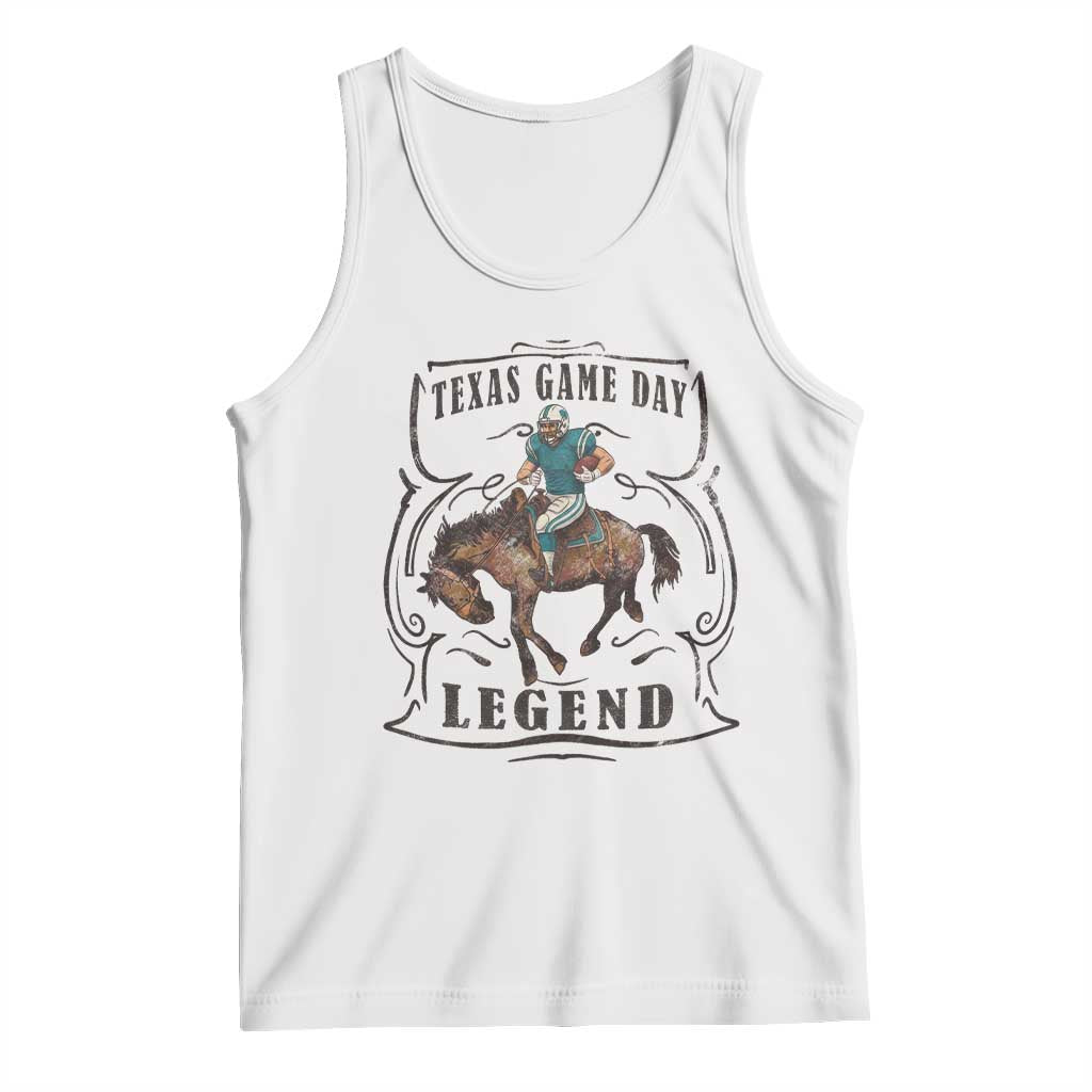 Texas Game Day Legend Tank Top Funny Football Cowboy - Wonder Print Shop