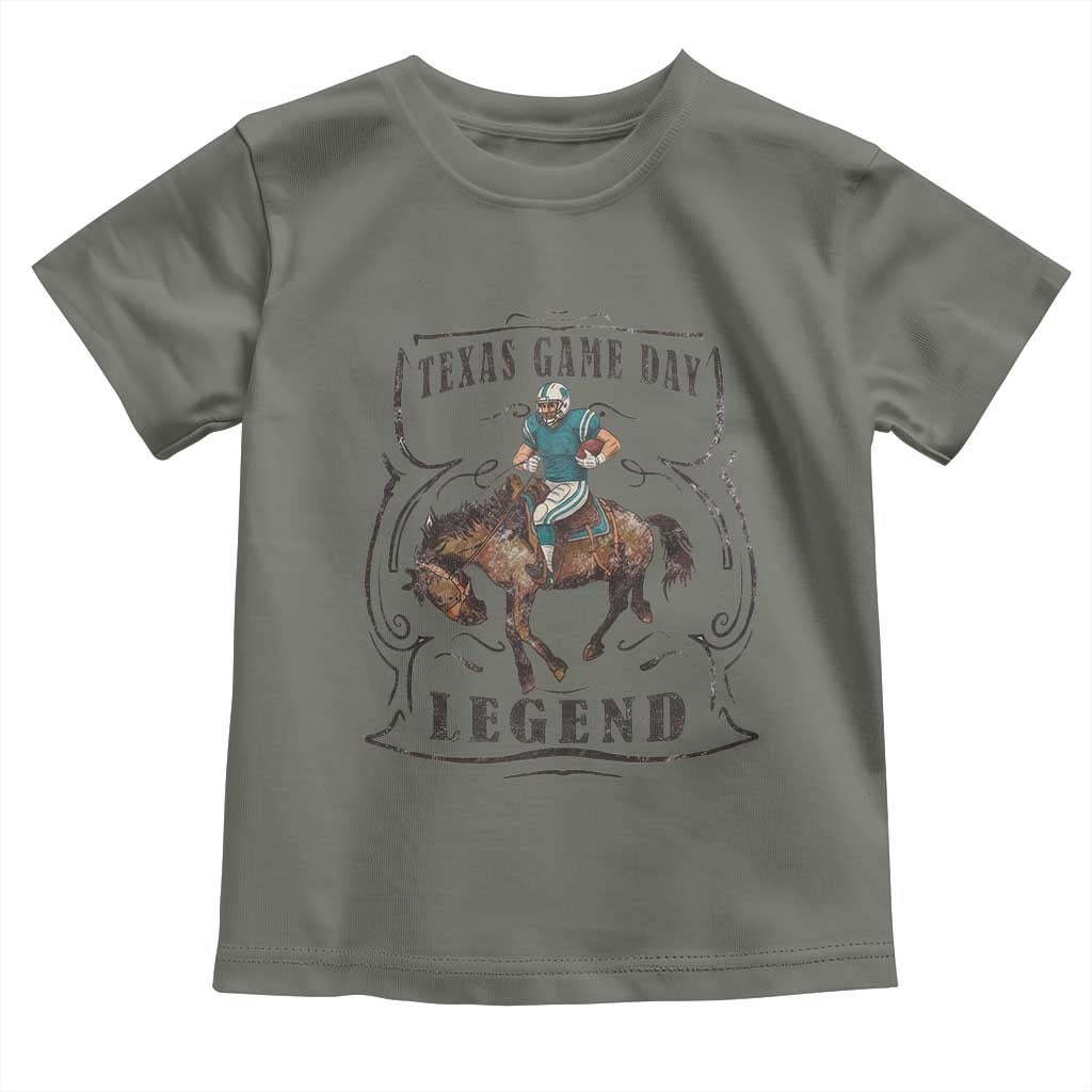 Texas Game Day Legend Toddler T Shirt Funny Football Cowboy - Wonder Print Shop