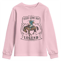 Texas Game Day Legend Youth Sweatshirt Funny Football Cowboy - Wonder Print Shop