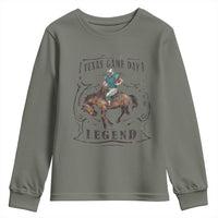 Texas Game Day Legend Youth Sweatshirt Funny Football Cowboy - Wonder Print Shop