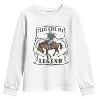 Texas Game Day Legend Youth Sweatshirt Funny Football Cowboy - Wonder Print Shop
