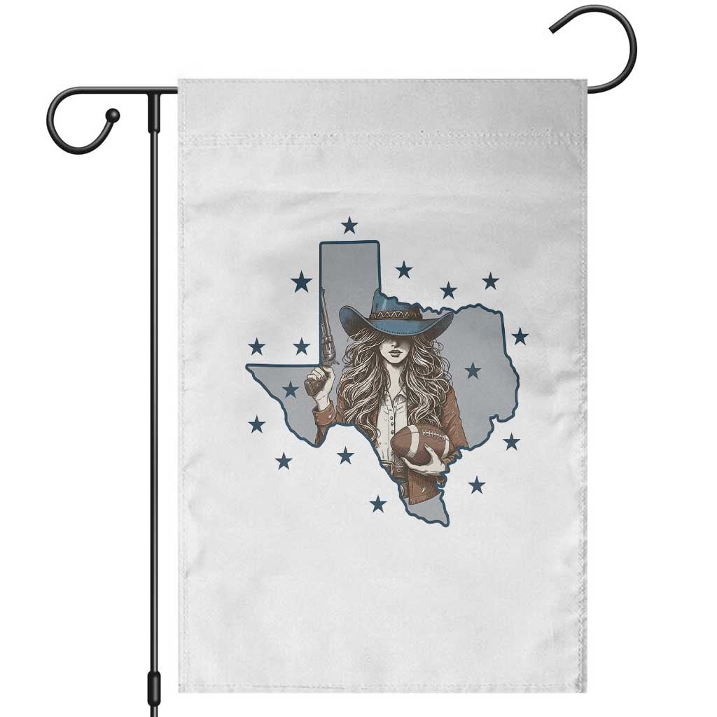 Funny Texas Cowgirl Garden Flag Football Lover Gift - Wonder Print Shop