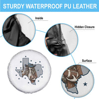 Funny Texas Cowgirl Spare Tire Cover Football Lover Gift - Wonder Print Shop