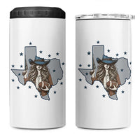 Funny Texas Cowgirl 4 in 1 Can Cooler Tumbler Football Lover Gift - Wonder Print Shop