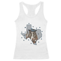 Funny Texas Cowgirl Racerback Tank Top Football Lover Gift - Wonder Print Shop