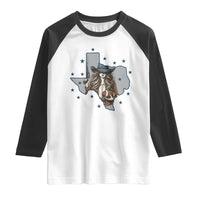 Funny Texas Cowgirl Raglan Shirt Football Lover Gift - Wonder Print Shop