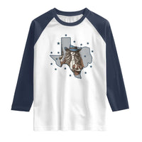 Funny Texas Cowgirl Raglan Shirt Football Lover Gift - Wonder Print Shop