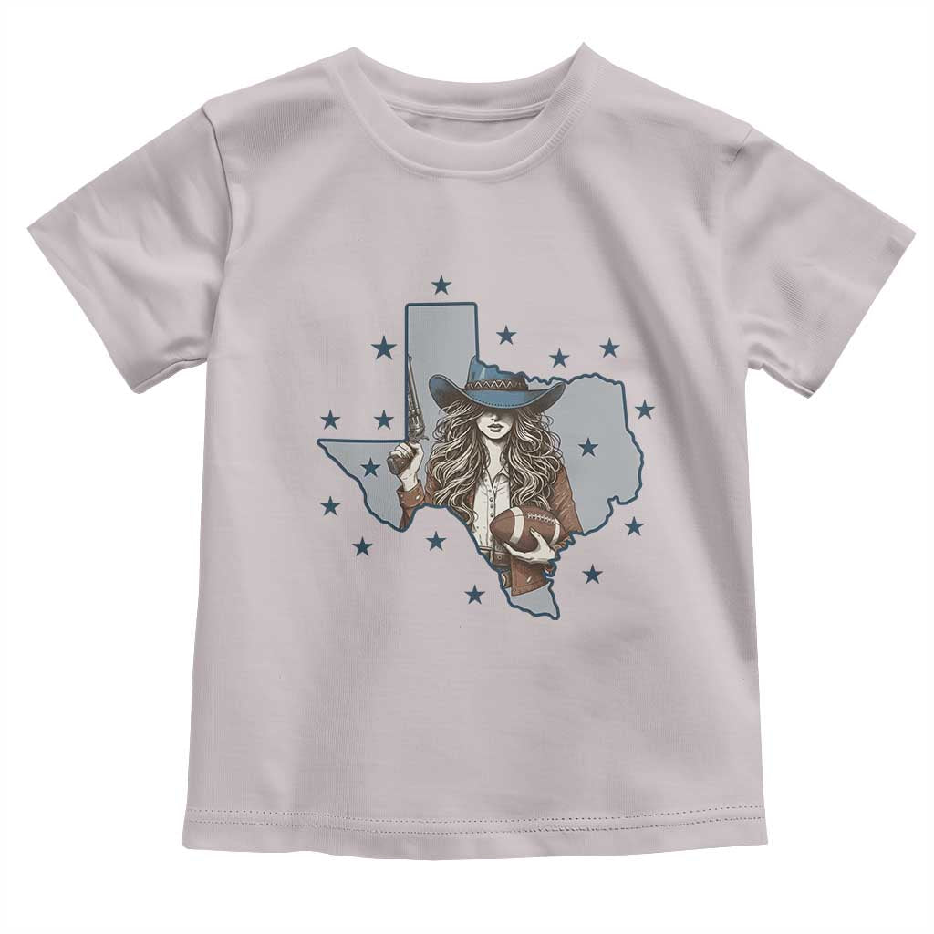 Funny Texas Cowgirl Toddler T Shirt Football Lover Gift - Wonder Print Shop