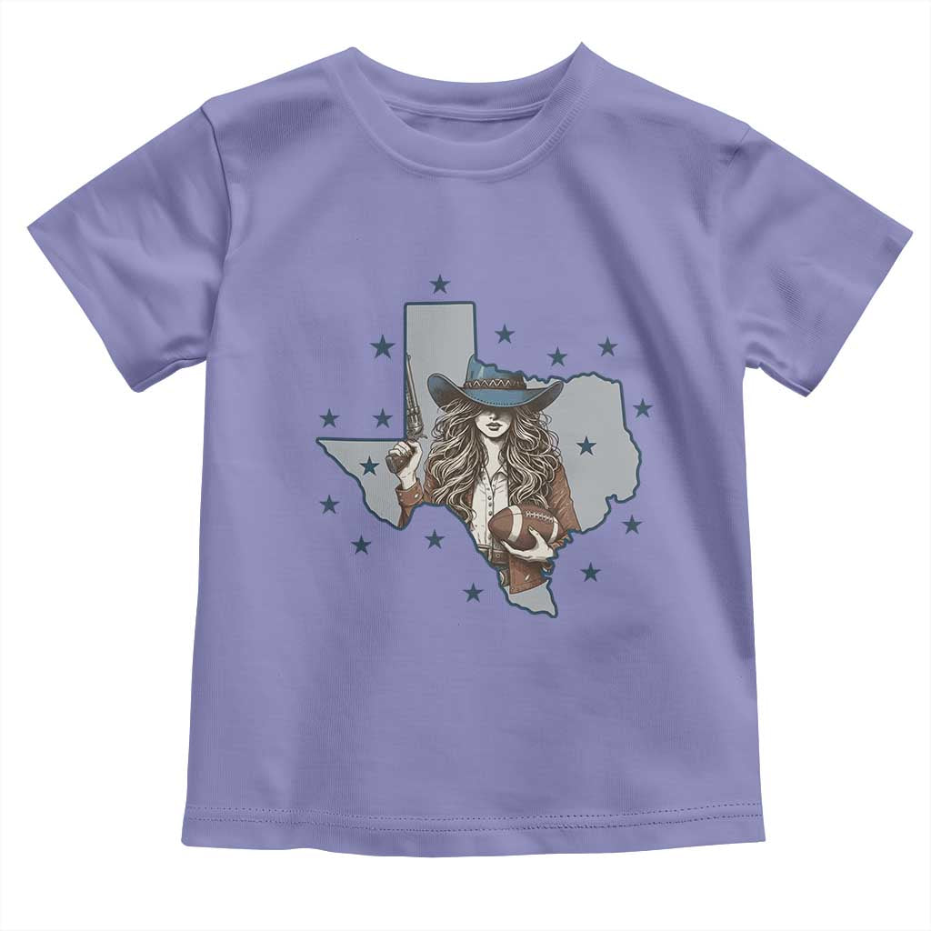 Funny Texas Cowgirl Toddler T Shirt Football Lover Gift - Wonder Print Shop