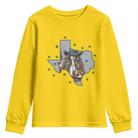 Funny Texas Cowgirl Youth Sweatshirt Football Lover Gift - Wonder Print Shop