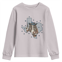 Funny Texas Cowgirl Youth Sweatshirt Football Lover Gift - Wonder Print Shop