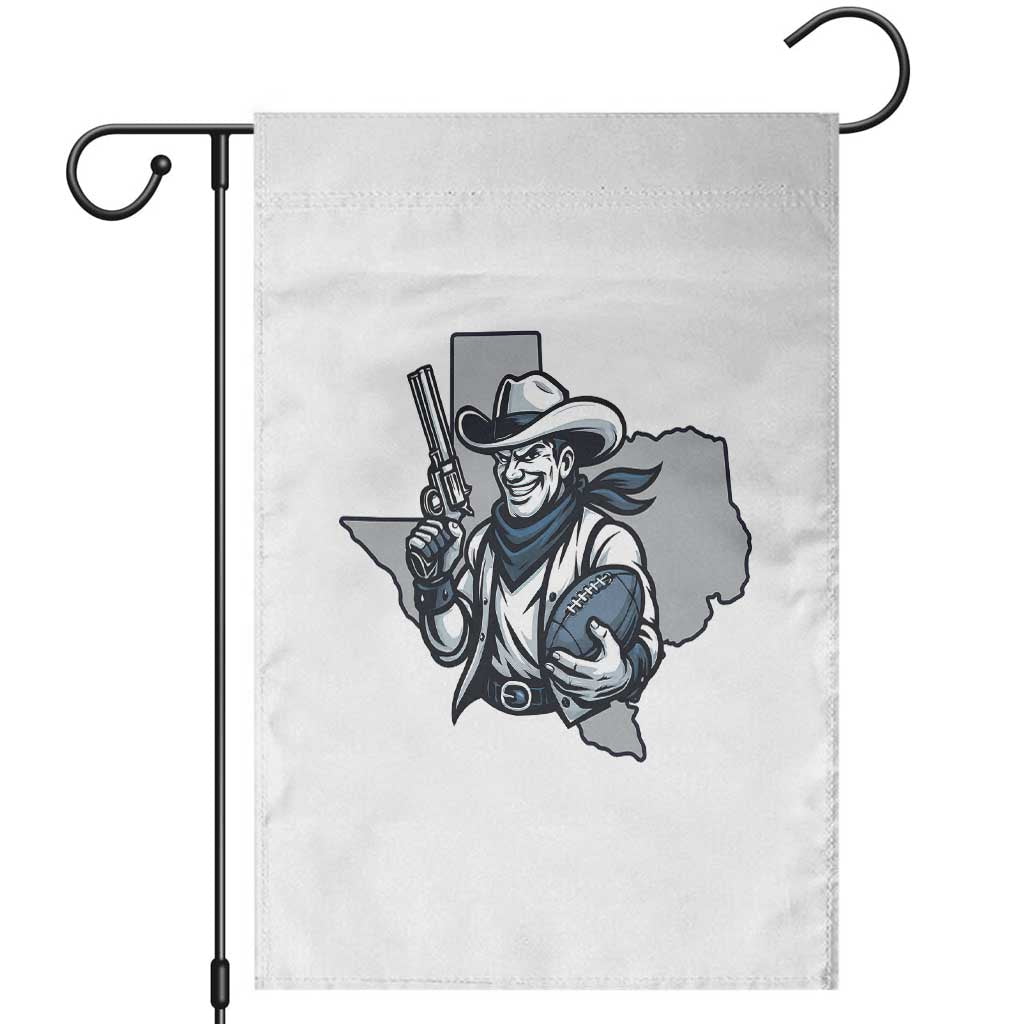 Funny Texas Cowboy Garden Flag Football Lover Gift - Wonder Print Shop