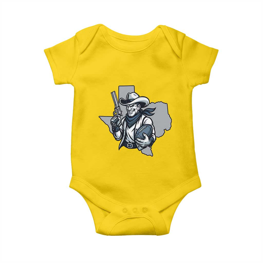 Funny Texas Cowboy Baby Onesie Football Lover Gift - Wonder Print Shop