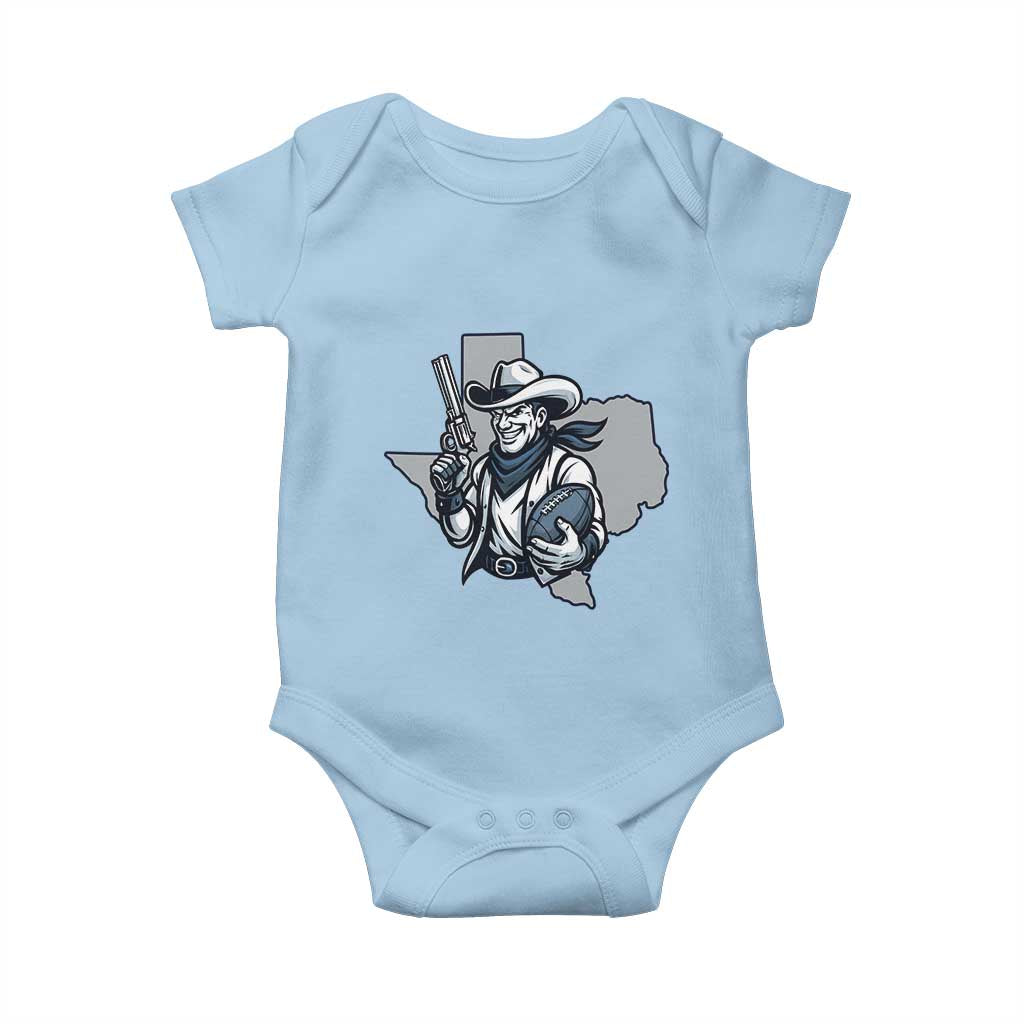 Funny Texas Cowboy Baby Onesie Football Lover Gift - Wonder Print Shop