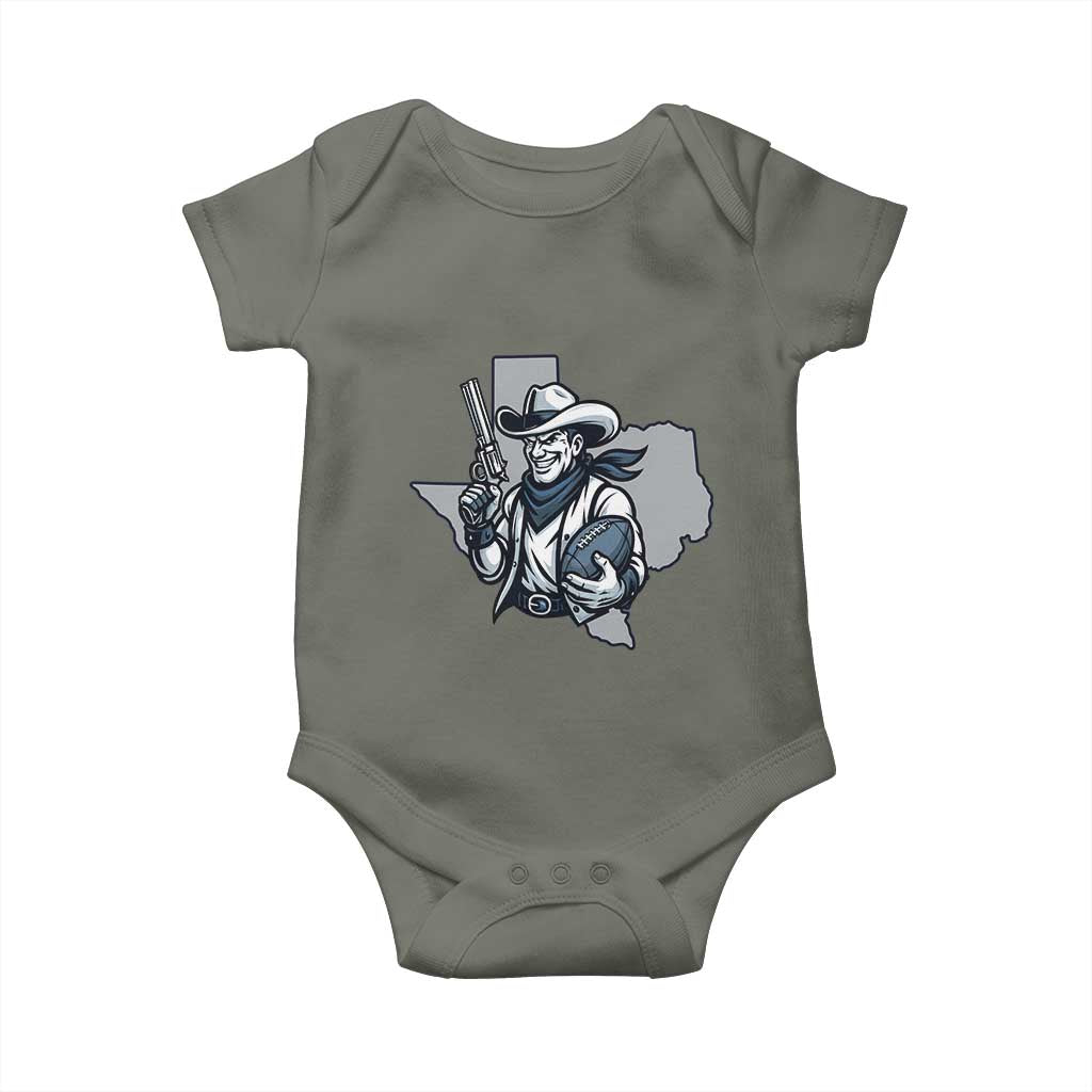 Funny Texas Cowboy Baby Onesie Football Lover Gift - Wonder Print Shop