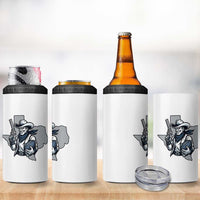 Funny Texas Cowboy 4 in 1 Can Cooler Tumbler Football Lover Gift - Wonder Print Shop