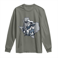Funny Texas Cowboy Long Sleeve Shirt Football Lover Gift - Wonder Print Shop
